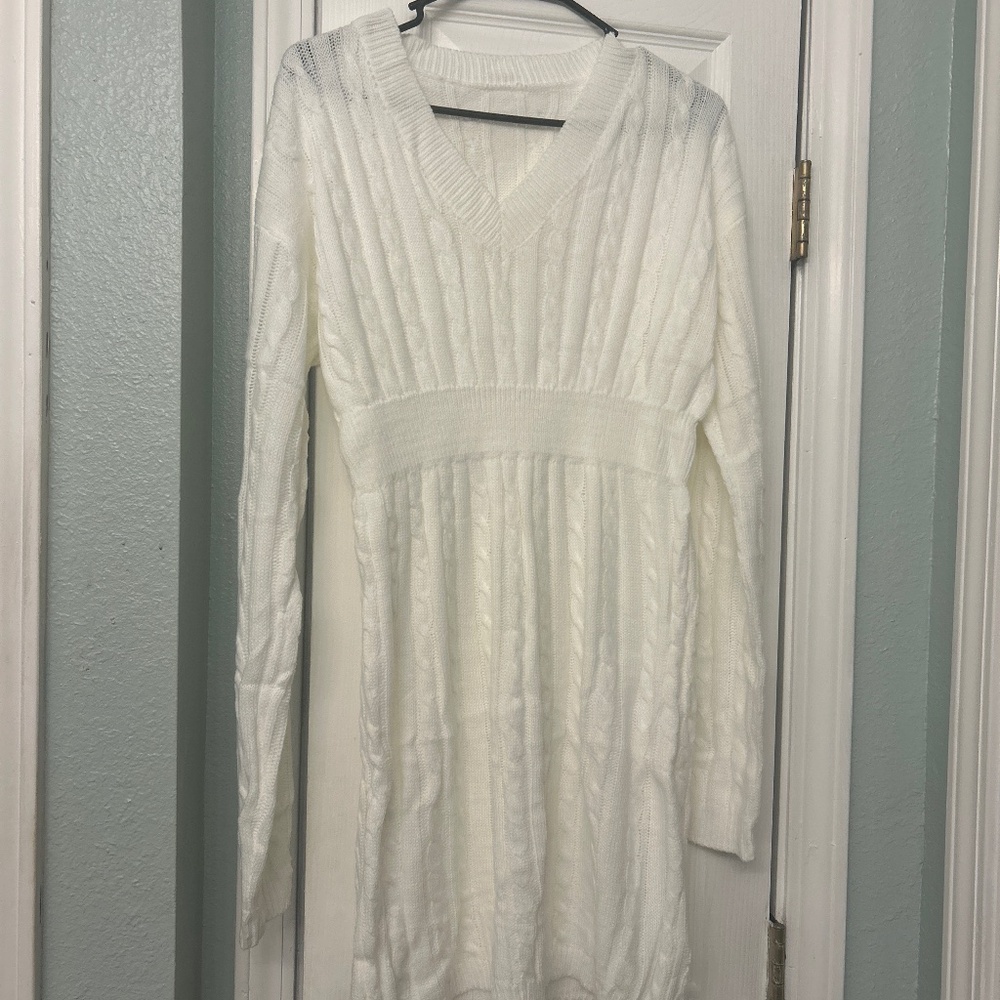 Ivory Sweater Dress